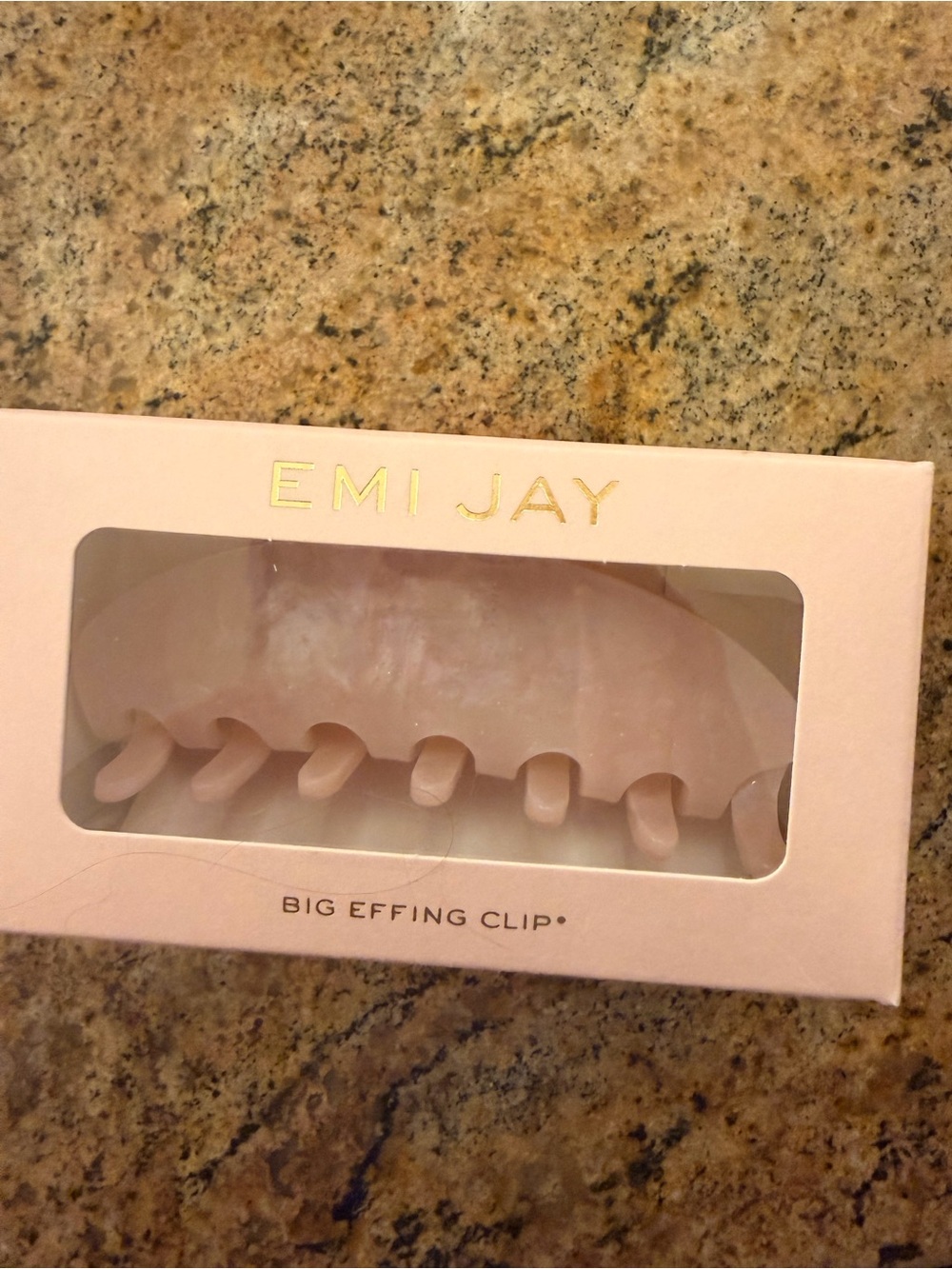Emi Jay Claw Clip in Pink Sugar